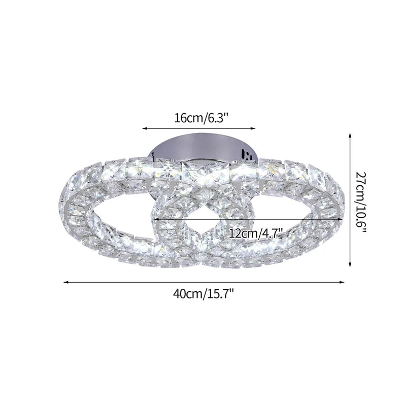 K9 Crystal Led Chandelier Light