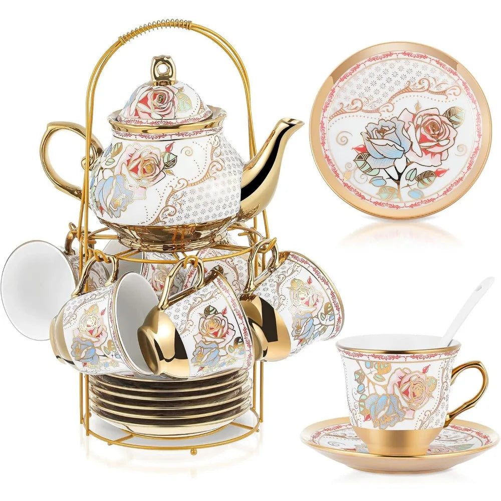 European Ceramic Tea Party Set