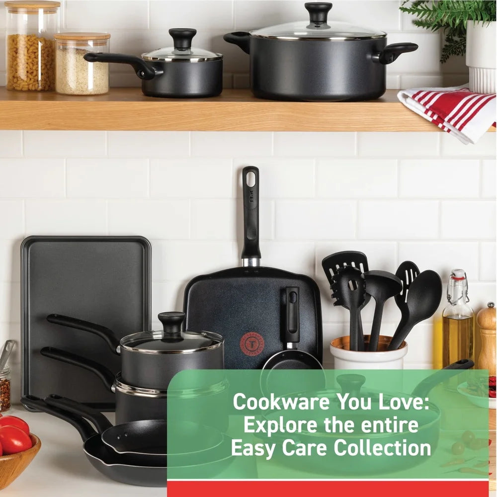 20 Piece Thermo-Spot Technology Easy Care Non-Stick Cookware Set