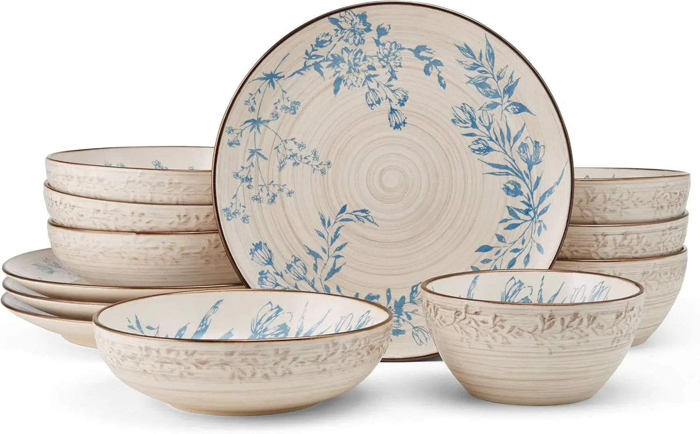 Bella 12 Piece Dinnerware Set, Service For 4
