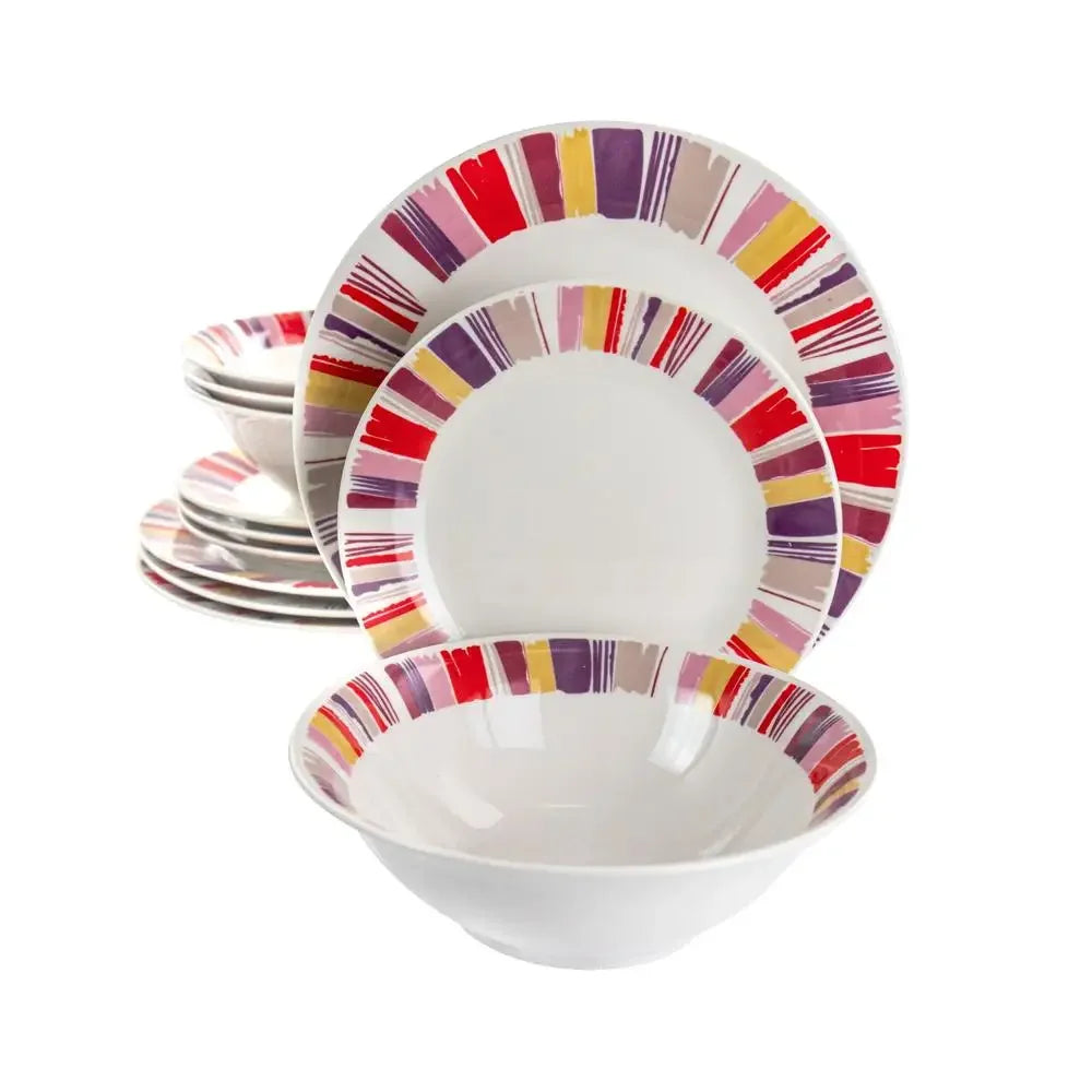 12-Piece Orleans Ceramic Dinnerware Set