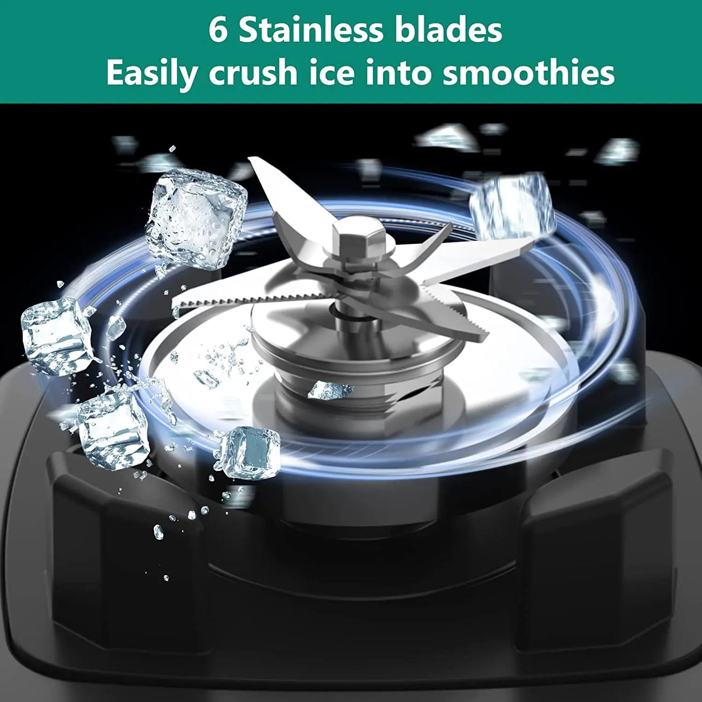 BioloMix 1800W Mini Pro Professional-Grade Smoothie Blender