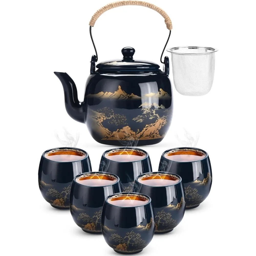 Elegantly Designed Porcelain Tea Set