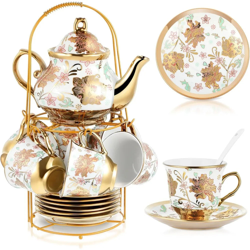 European Ceramic Tea Party Set