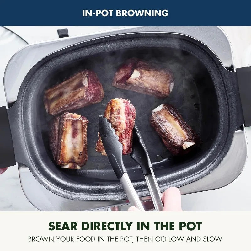 GreenPan Elite 8 - in -1 Programmable 6QT Electric Slow Cooker