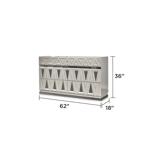 Modern & Contemporary Style 5 Pc King Upholstered Bedroom Set, River Sand Grey