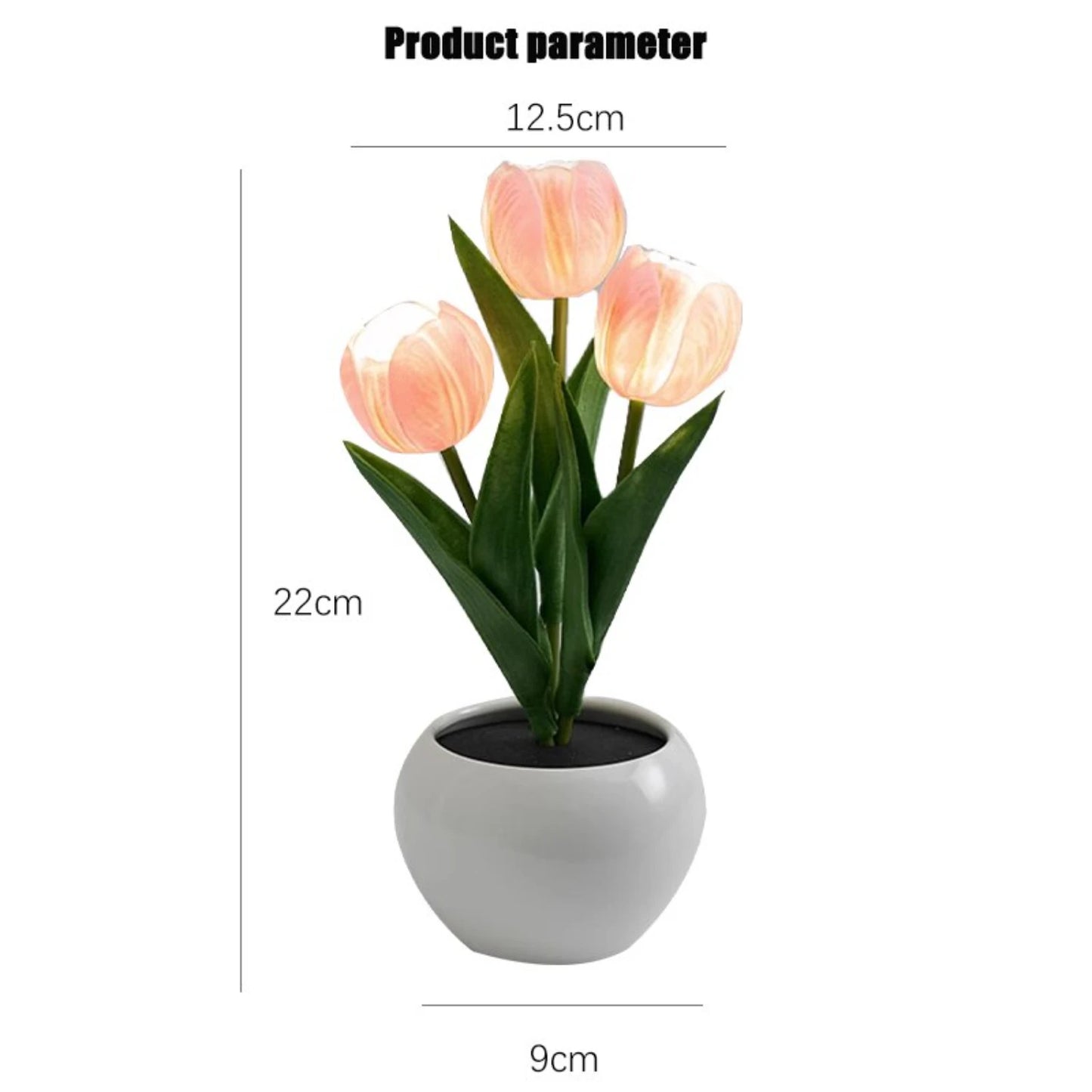 Beautiful LED Tulip Bedside Lamp