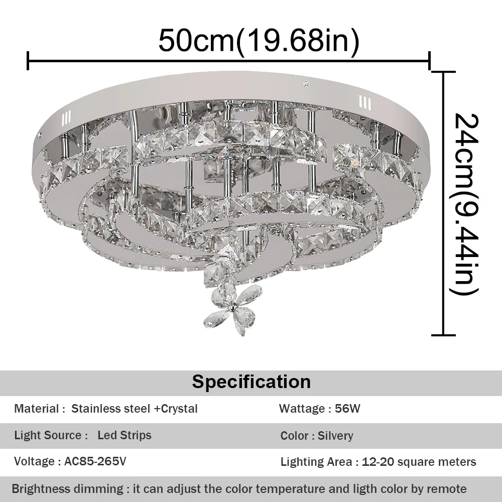 Luxury K9 Led Crystal Chandelier