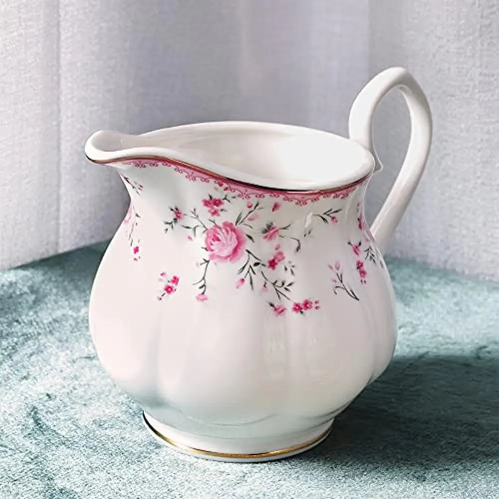 Vintage Floral Porcelain Tea Cup and Saucer Set