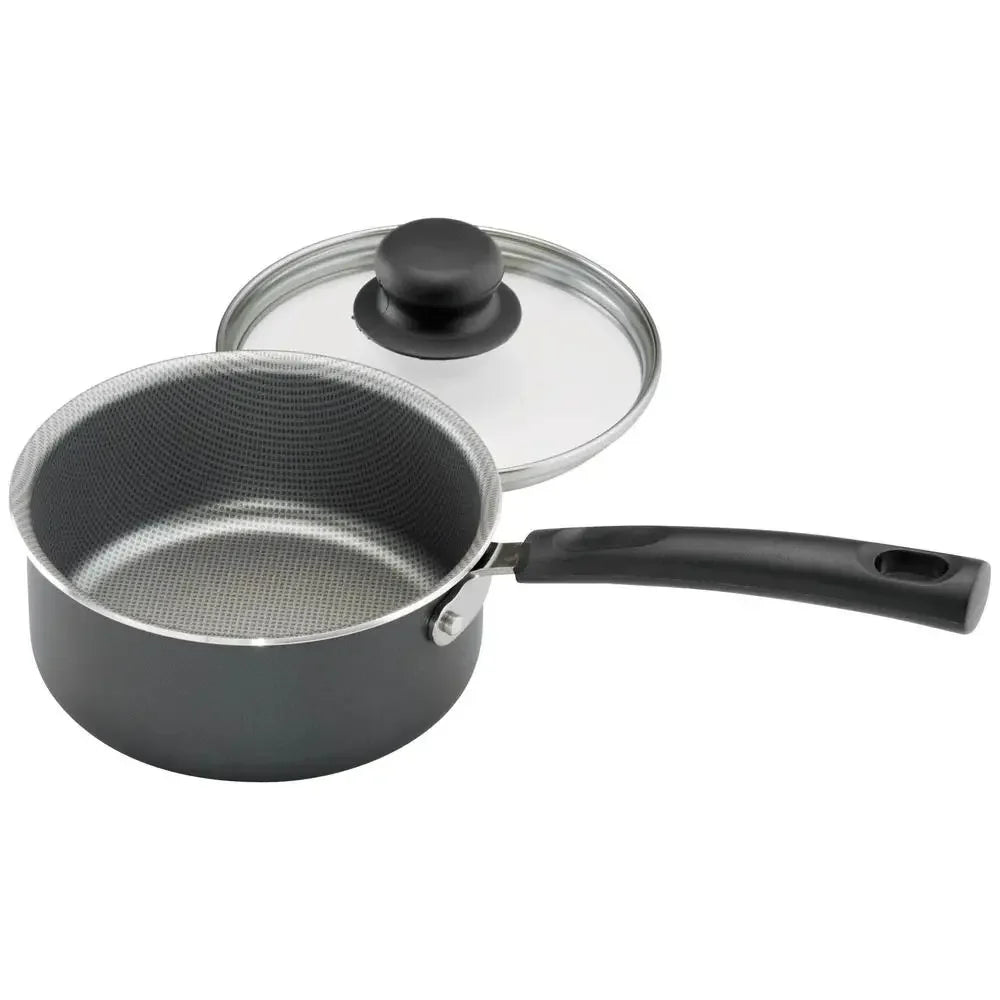 PrimaWare 18-Piece Stainless Steel Nonstick Cookware Set, Gray