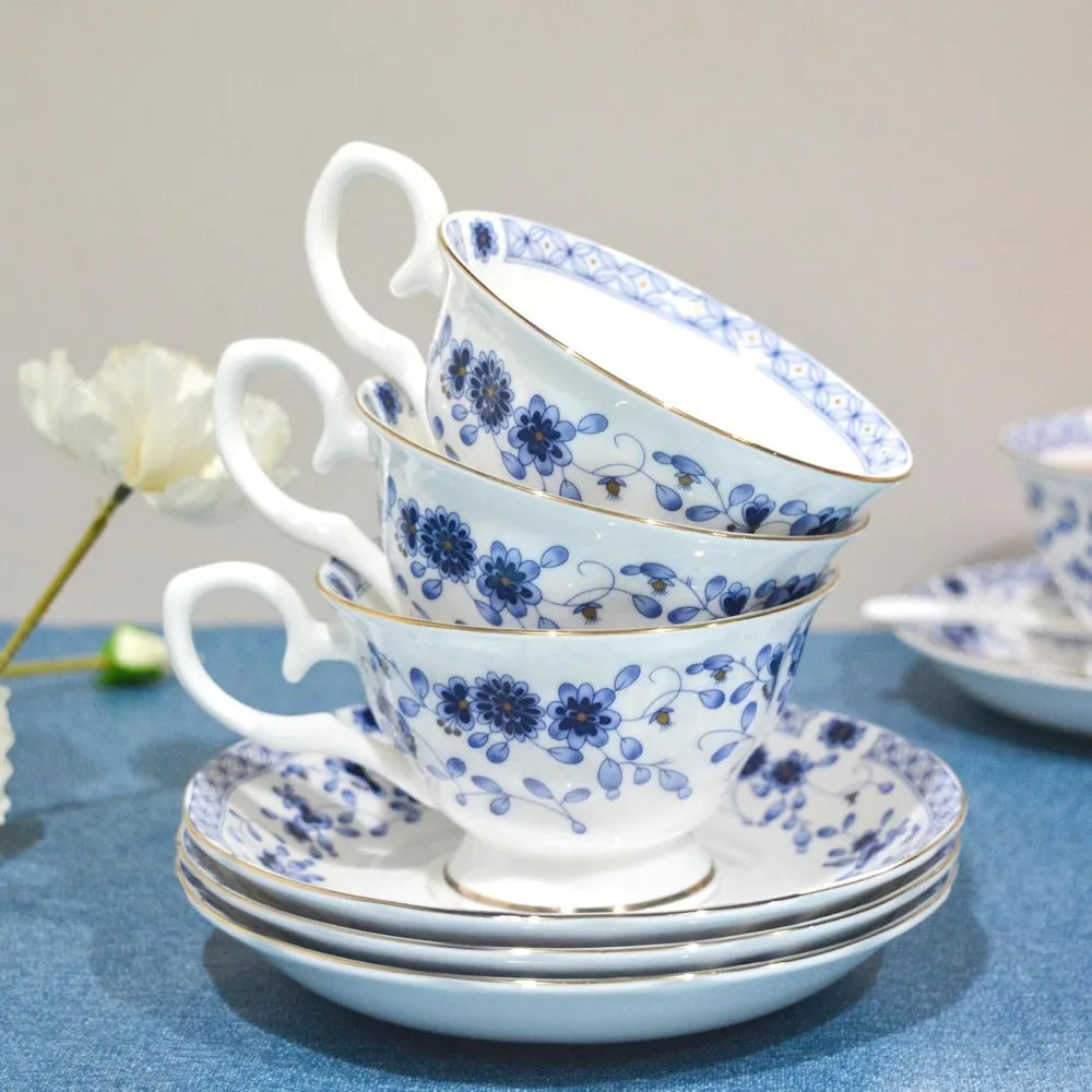 21-piece Vintage Porcelain Party Tea Set