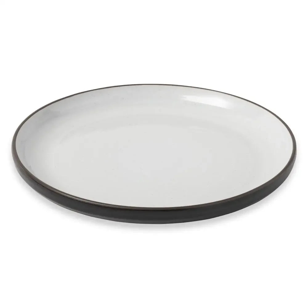 12-Piece Brooks Collection Rustic Ceramic Dinnerware Set, Service for 4, Dishwasher/Microwave/Freezer Safe