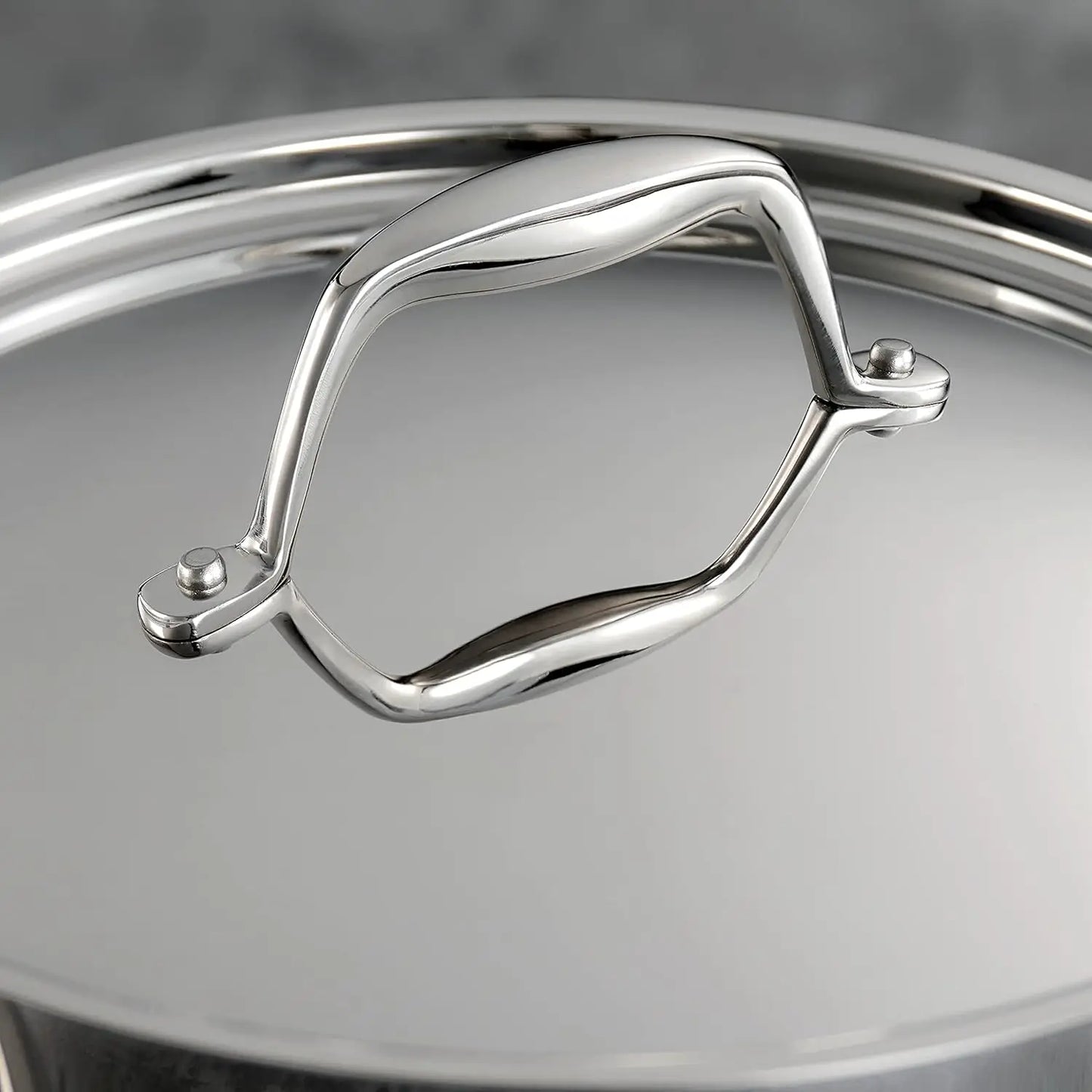 Tramontina Tri-Ply Clad Stainless Steel 8-Piece Cookware Set With Lids
