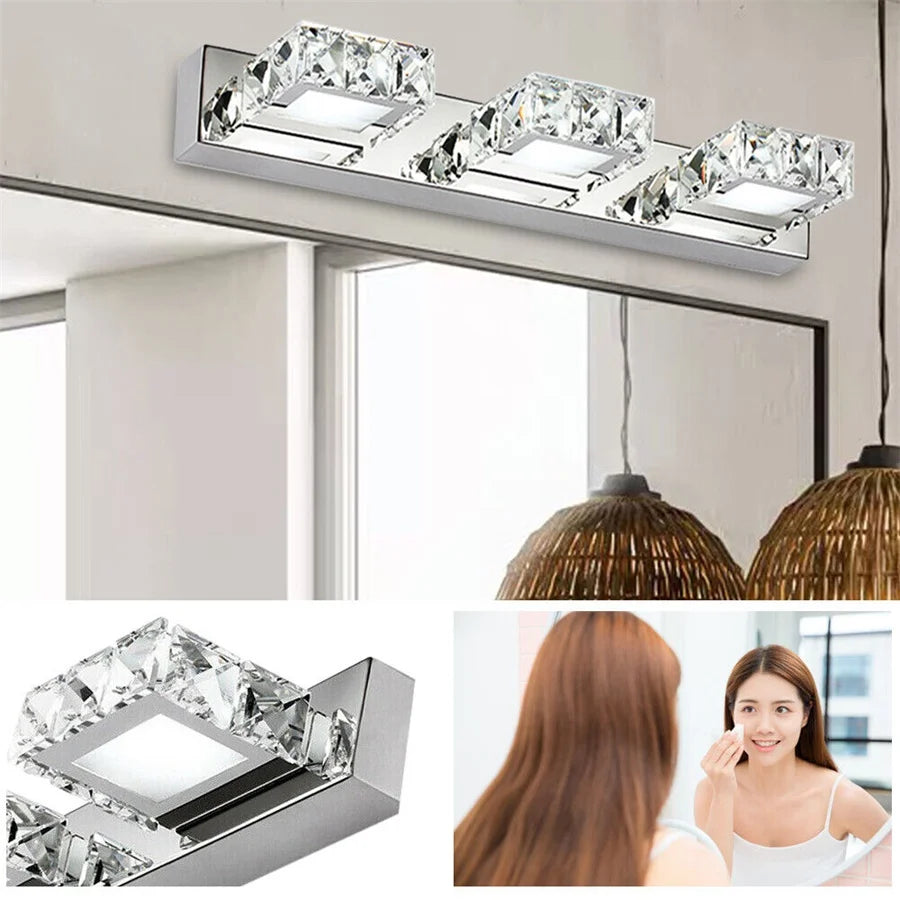 3 LED Lights Bathroom Wall Lamp Fixture