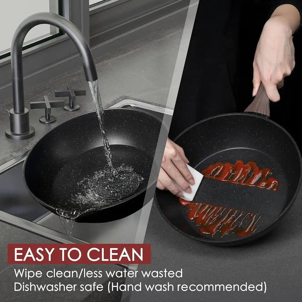 31 Piece Non Stick Cookware & Bakeware Set with Silicone Utensils