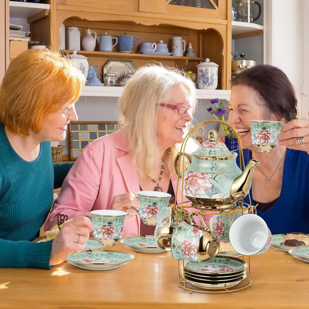 European Ceramic Tea Party Set