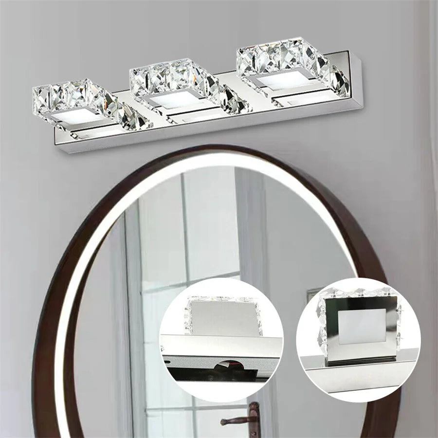 3 LED Lights Bathroom Wall Lamp Fixture