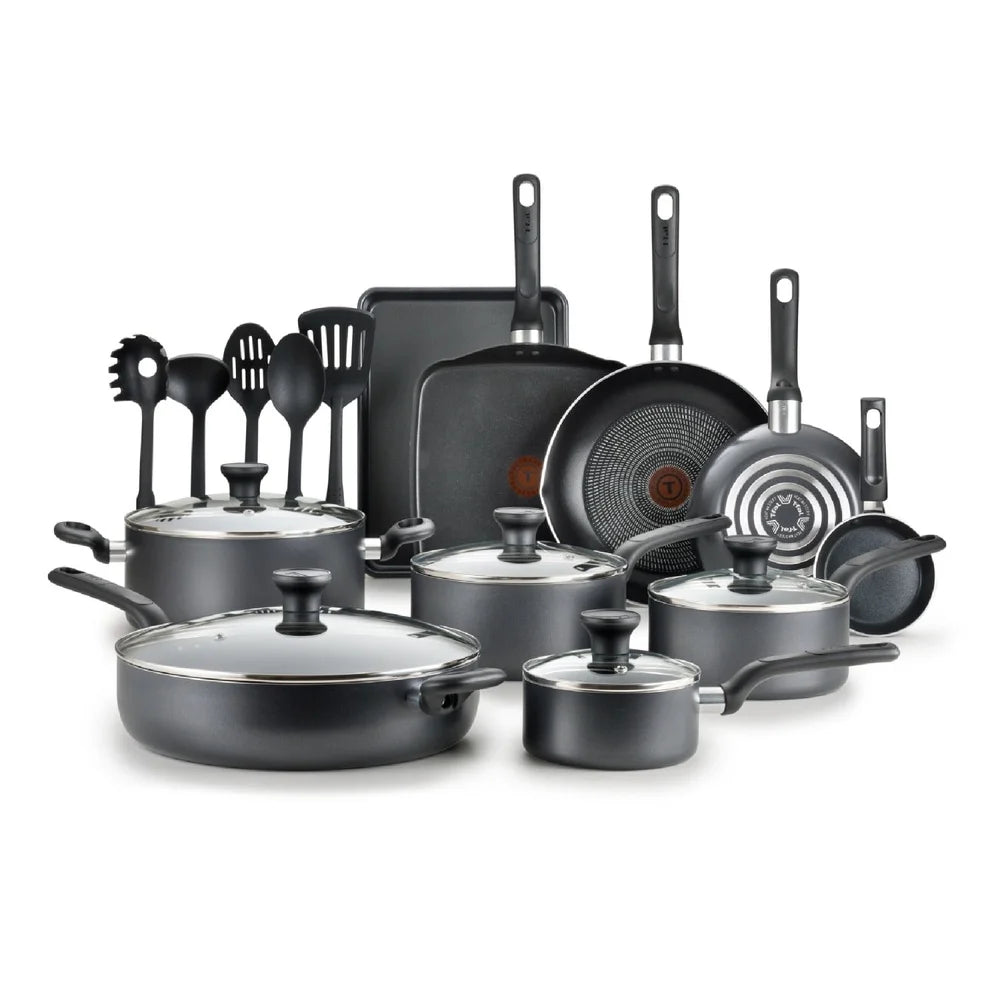 20 Piece Thermo-Spot Technology Easy Care Non-Stick Cookware Set