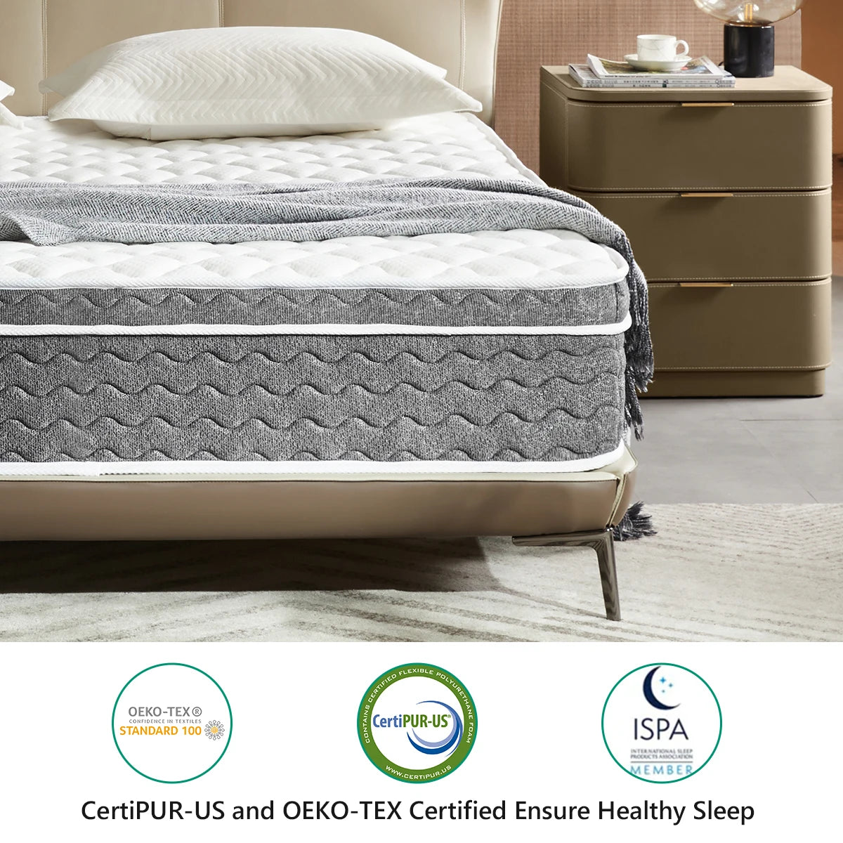 10/12/14 Inch Hybrid Mattress in A Box