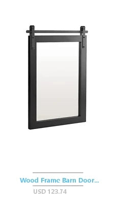 4 Pcs Square Silver Mirror Wall Decor Set