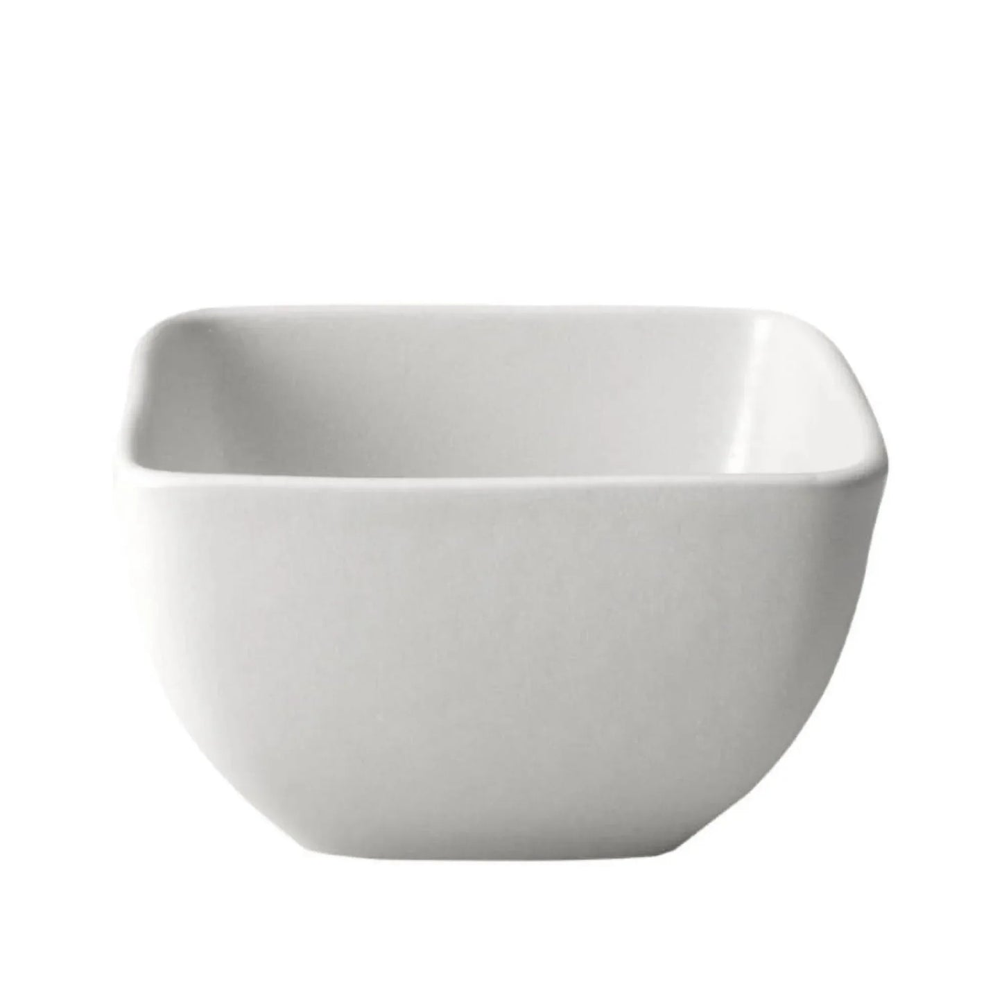 12-Piece Square Stoneware Dinner Set, Cream