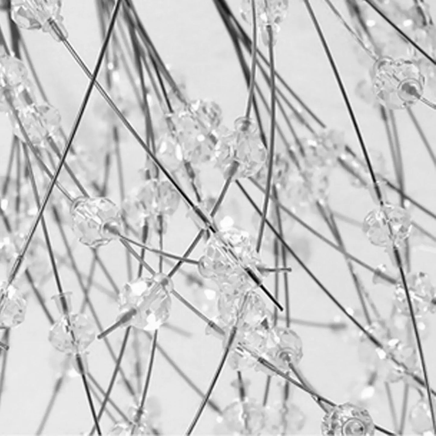Modern Dandelion Crystal Flush Mount Ceiling Light
