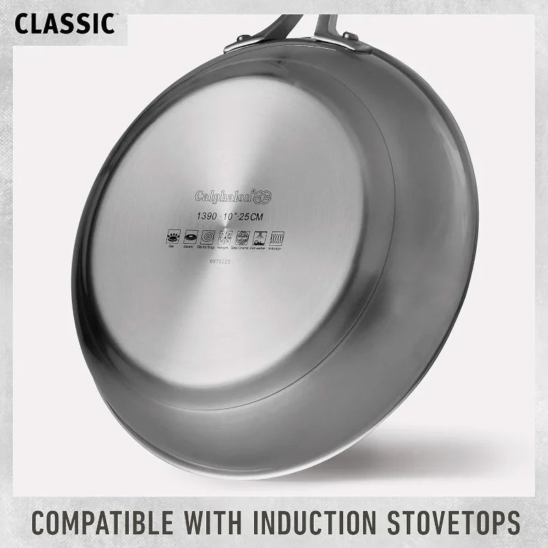 Calphalon Classic™ Stainless Steel 10-Piece Cookware Set