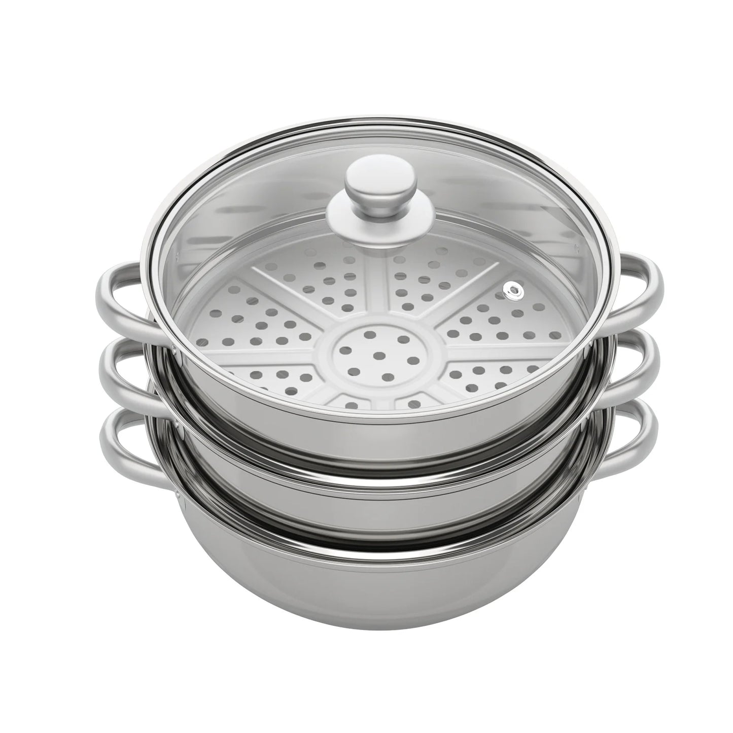 3-tier Stainless Steel Steam Cooker