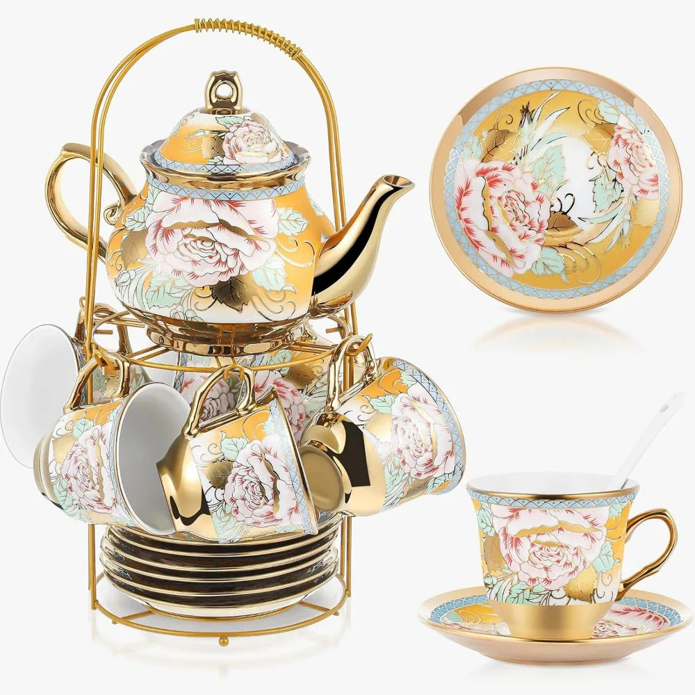 European Ceramic Tea Party Set