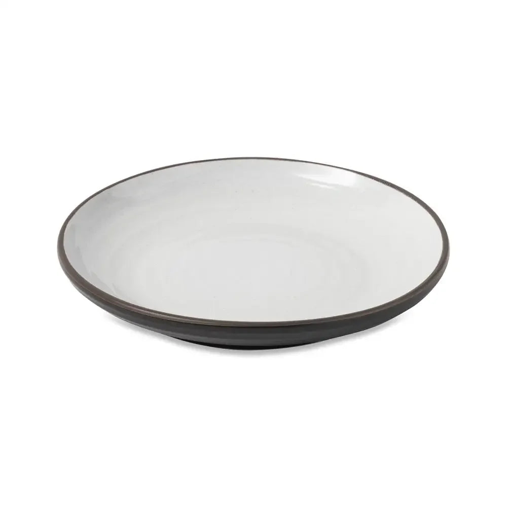 12-Piece Brooks Collection Rustic Ceramic Dinnerware Set, Service for 4, Dishwasher/Microwave/Freezer Safe