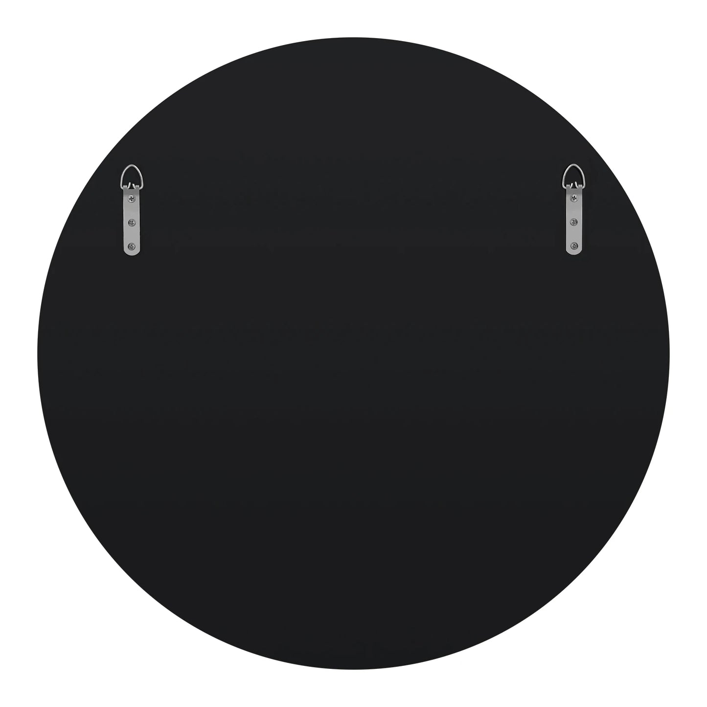 Beveled Edge Round Sunburst Wall Mirror
