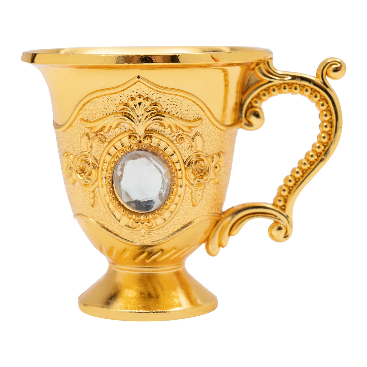 Vintage Turkish Coffee Set with Pot and 6 Cups, Gold