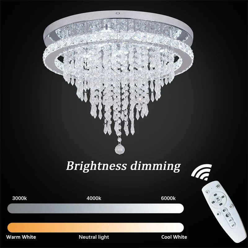 Modern Dimmable Pendant Light With Remote Control