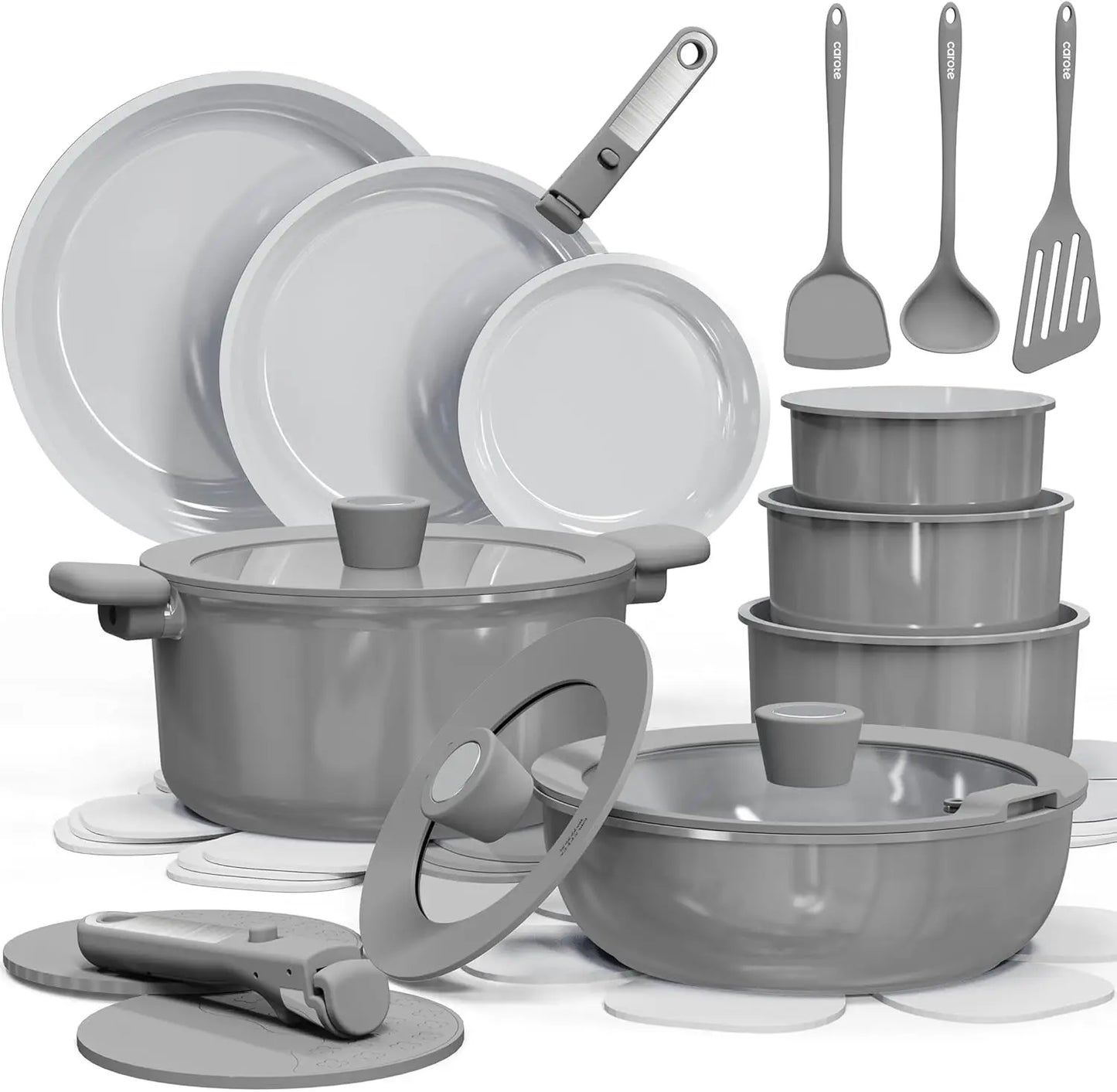 25pcs Nonstick Ceramic Cookware Set