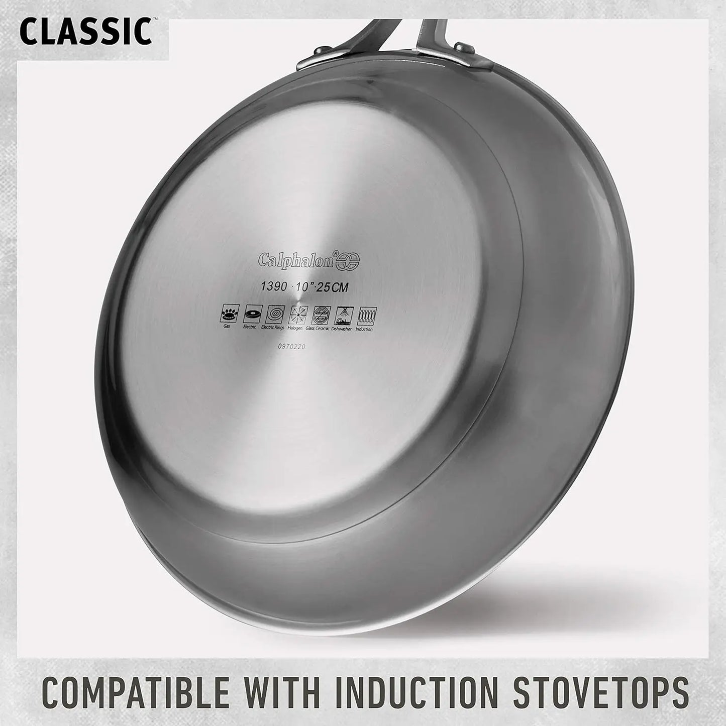 10-Piece Classic Stainless Steel Cookware Set