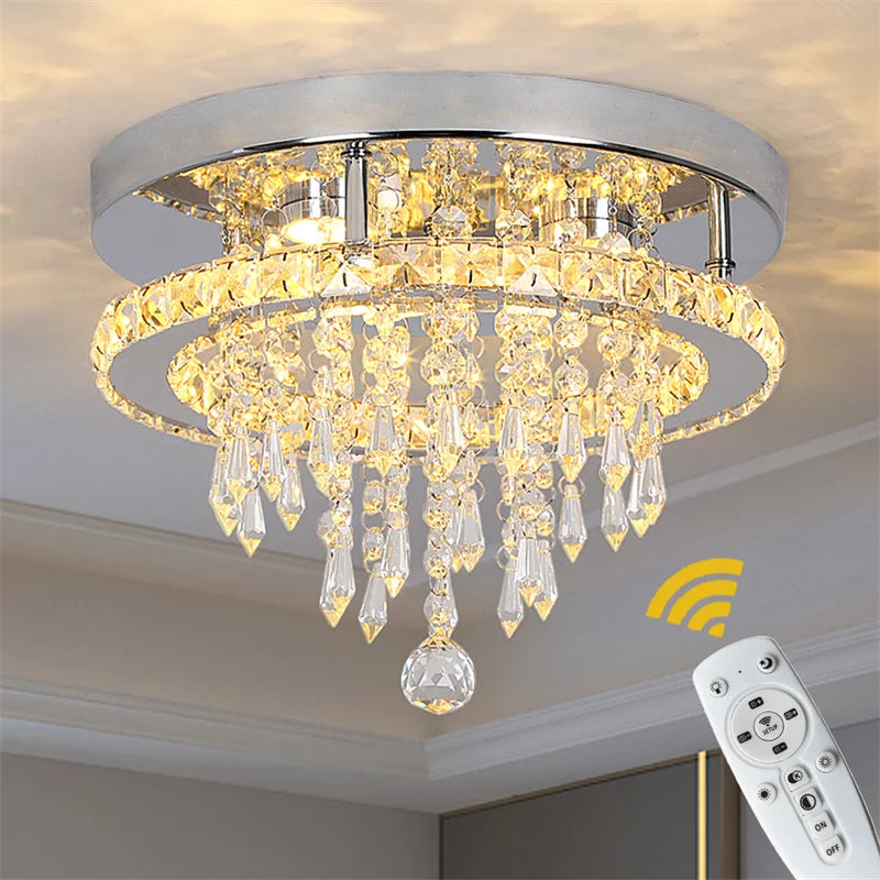 Modern Dimmable Pendant Light With Remote Control