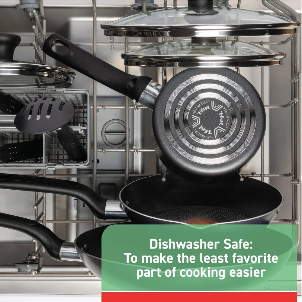 20 Piece Thermo-Spot Technology Easy Care Non-Stick Cookware Set