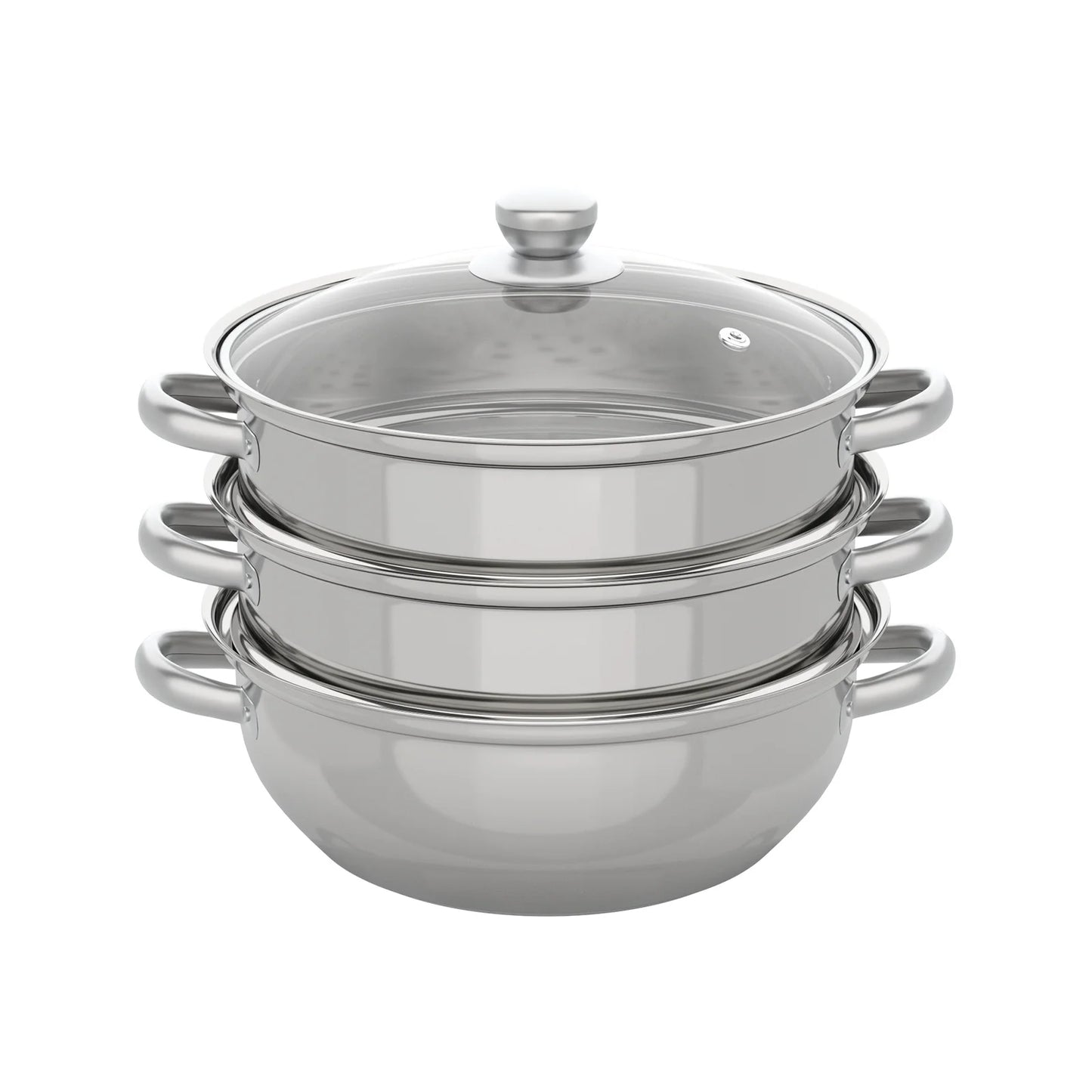 3-tier Stainless Steel Steam Cooker
