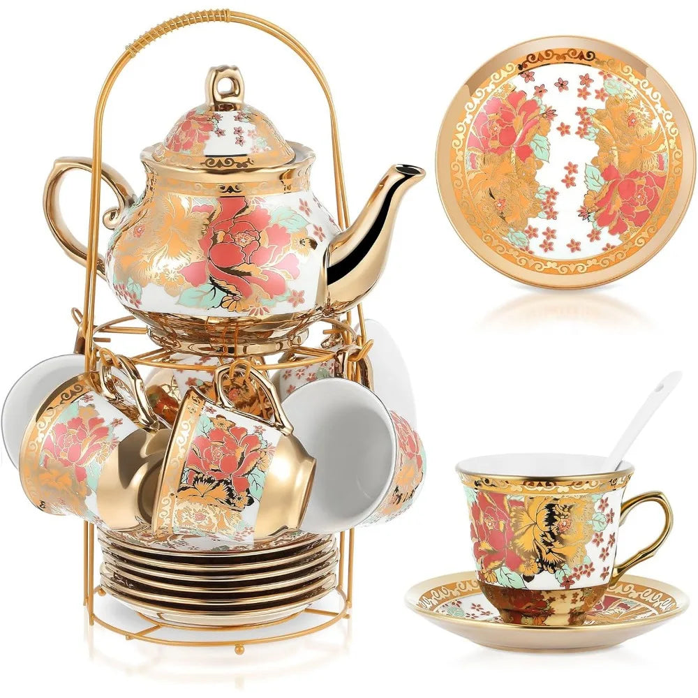 European Ceramic Tea Party Set