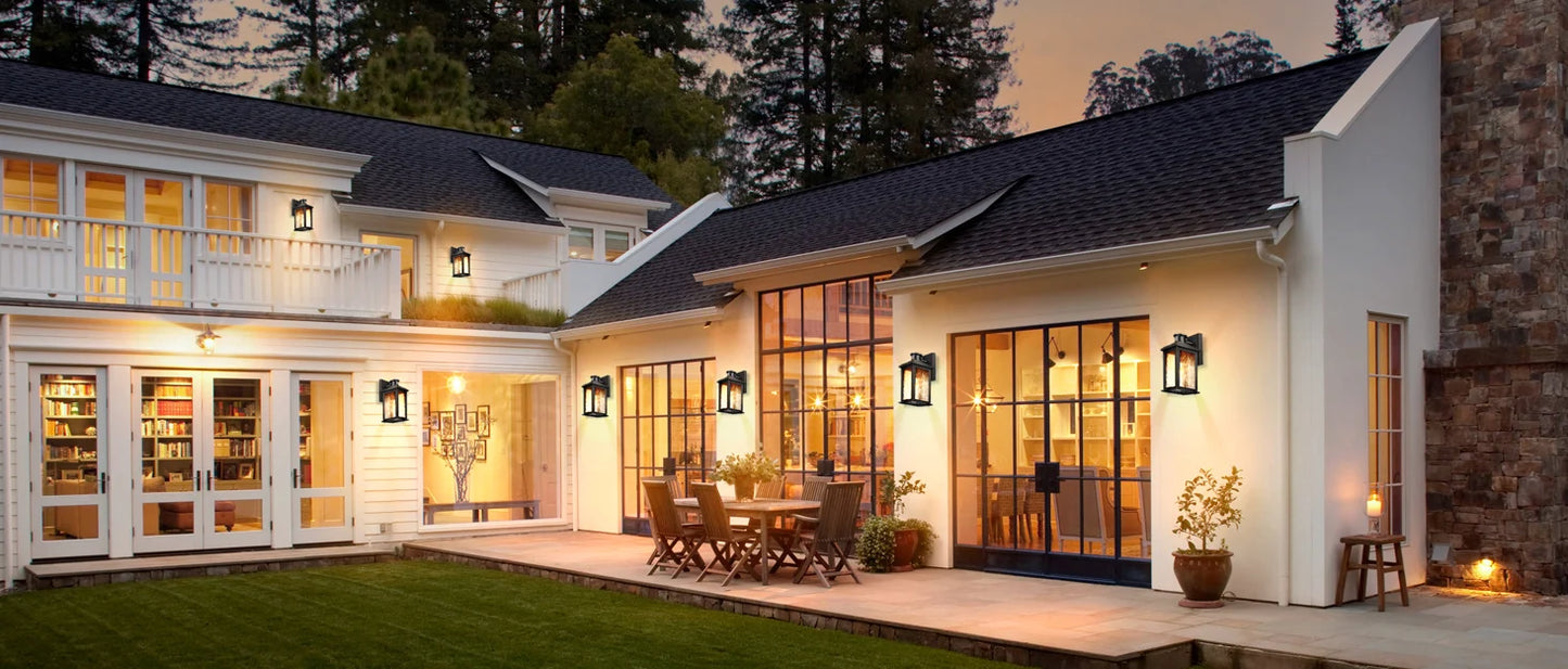Bronze Waterproof Motion Sensor Outdoor Lights