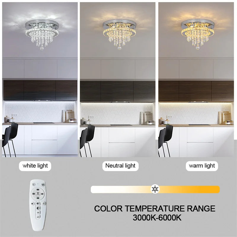 Modern Dimmable Pendant Light With Remote Control
