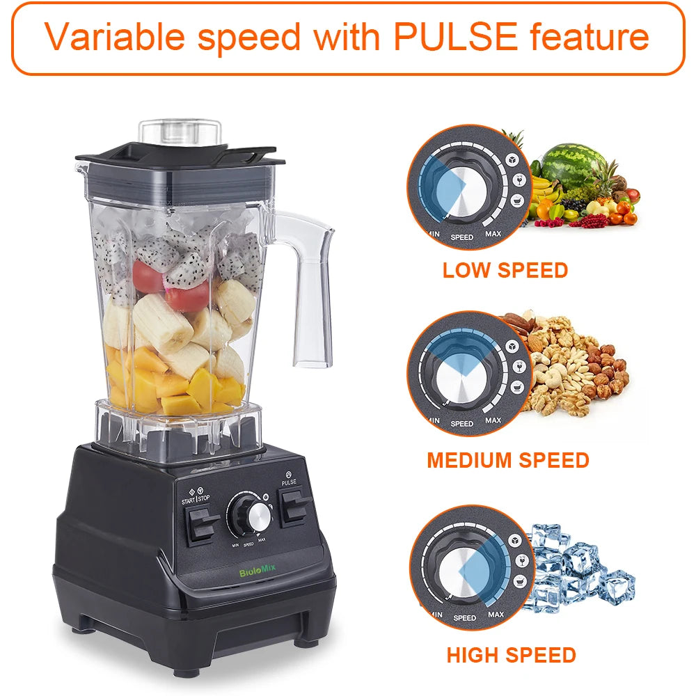 BioloMix 1800W Mini Pro Professional-Grade Smoothie Blender