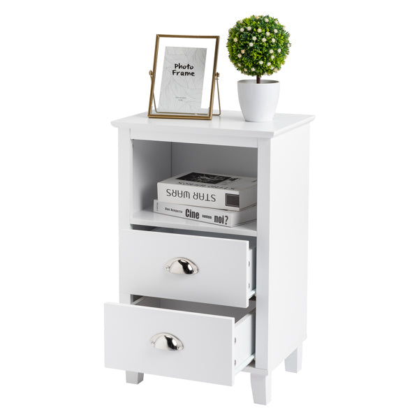 40*30*63cm White Bedside Table