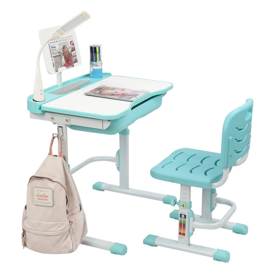 70/80CM Hand-cranked Lifting Top Children Learning Table And Chair