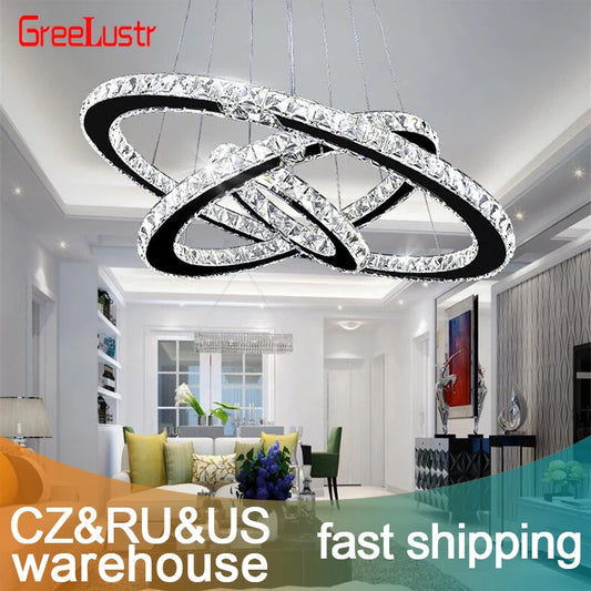 Modern  Crystal Led Chandelier Fixtures