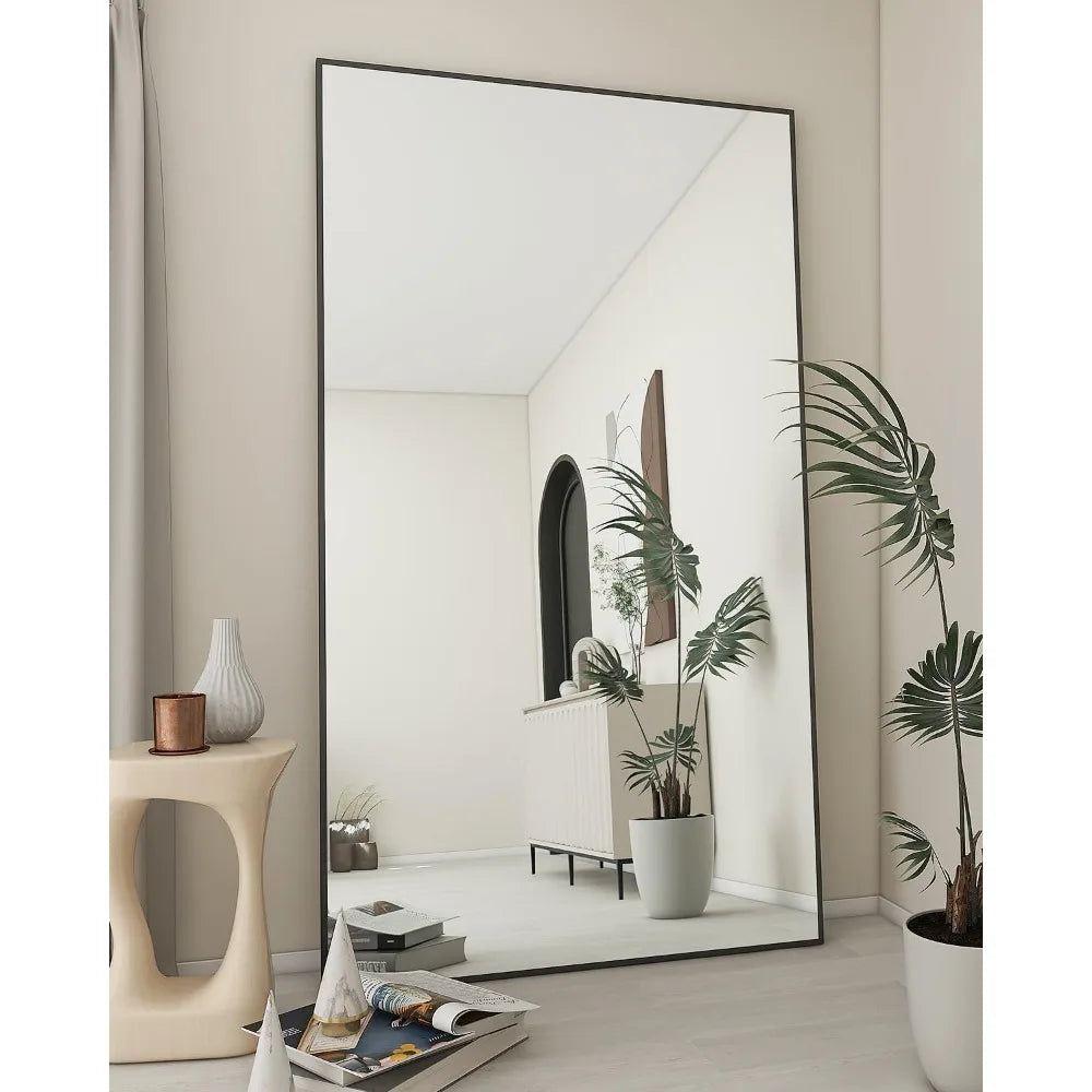 Full Length 34"x76", Floor Body Mirror with Stand