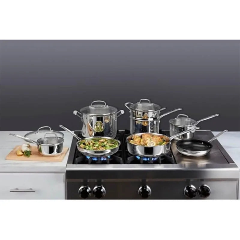 Chef's-Classic-Stainless Collection, Cookware Set