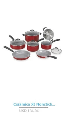 18 Piece Nonstick Stainless Steel Cookware Set