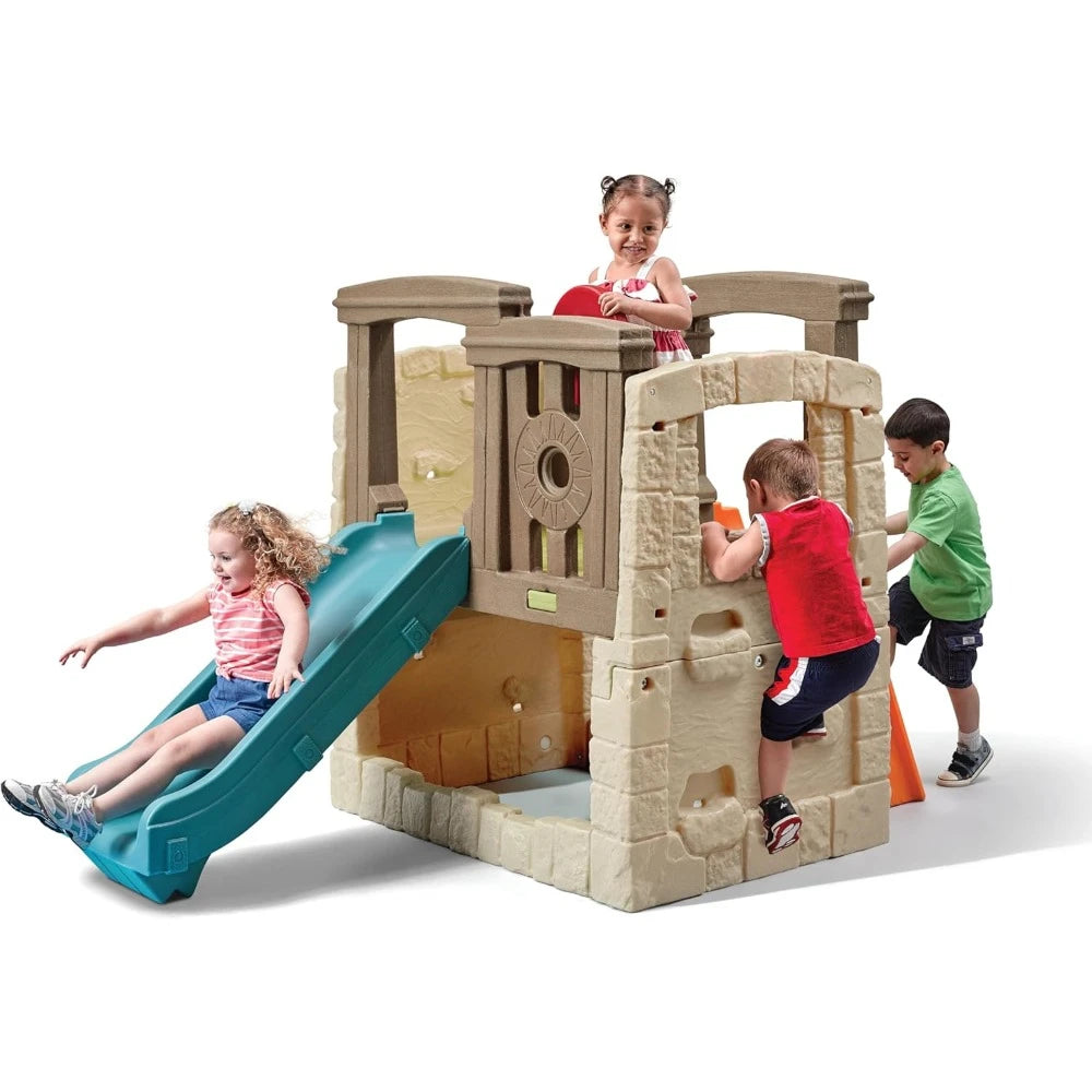 Woodland Climber II Kids Playset, Ages 2 –6 Years Old, Toddler Slide and Climbing Wall