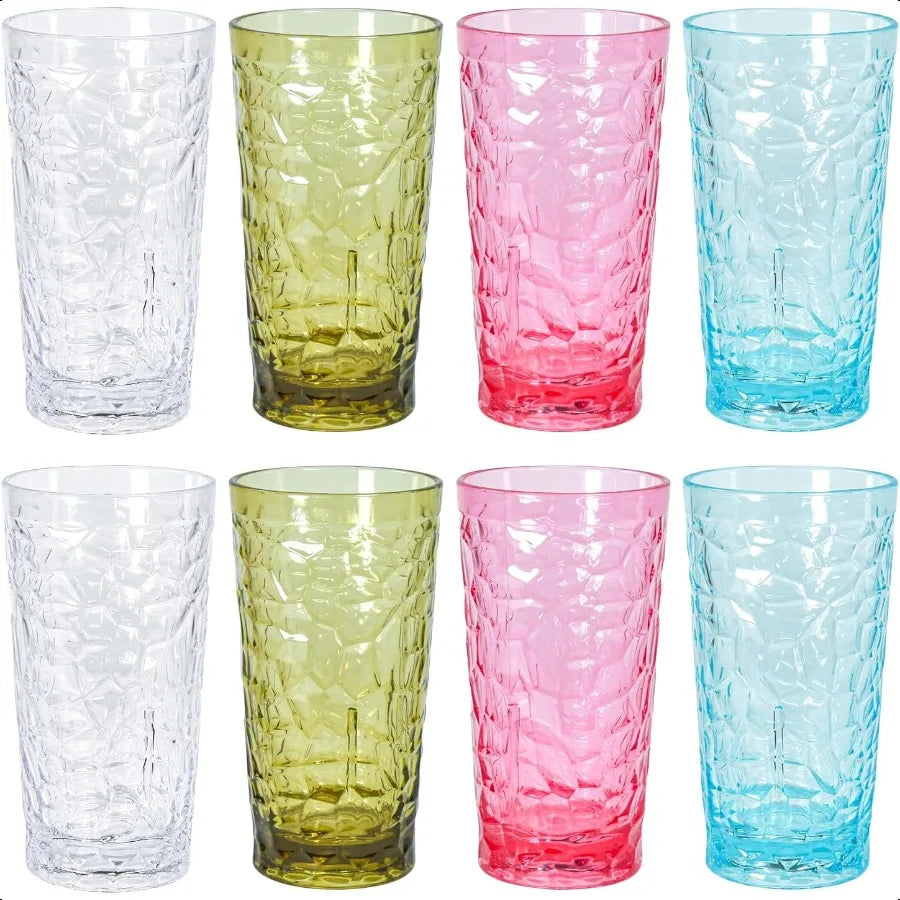 8 Pack, 20oz, 4 - Colors Acrylic Tumblers